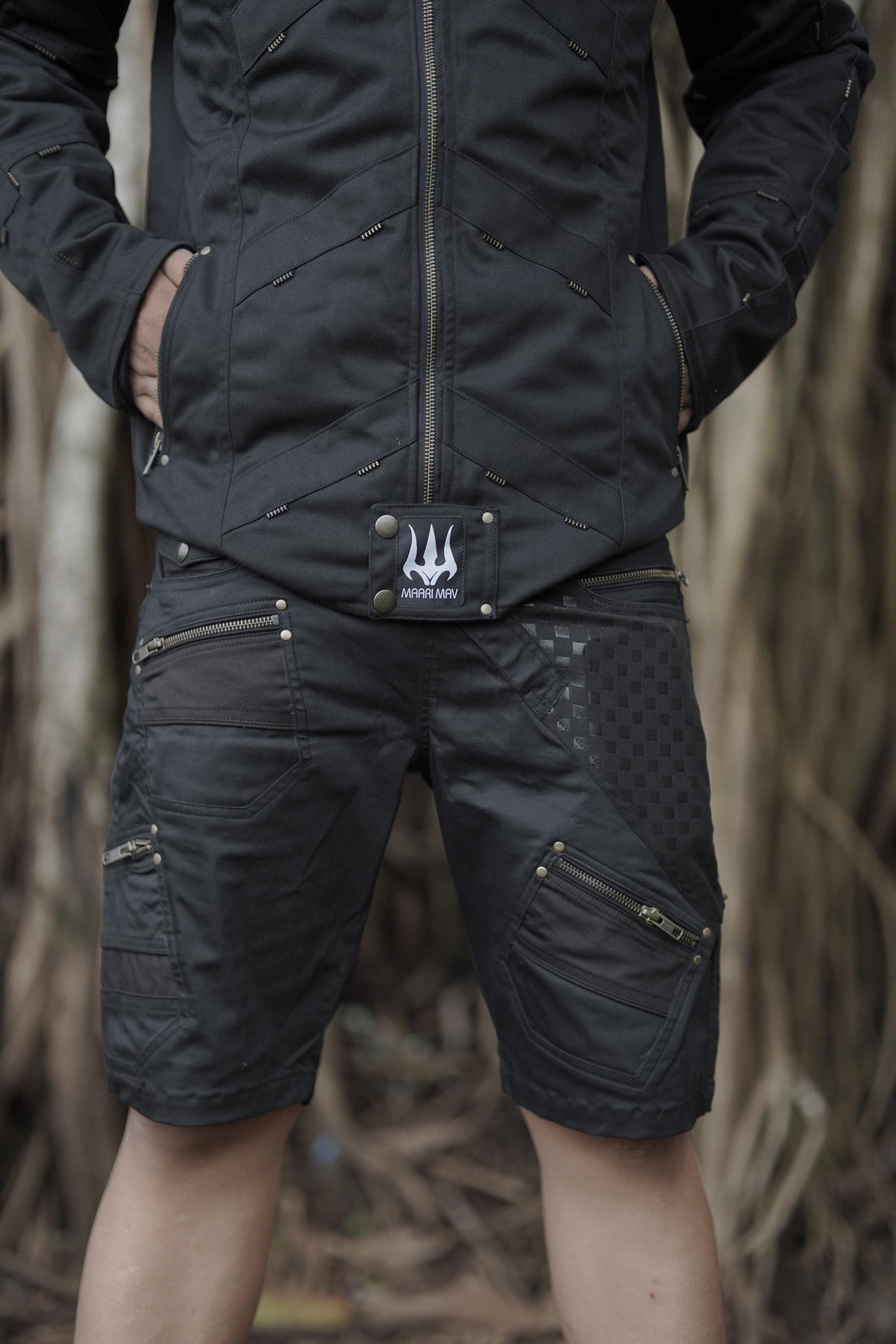 Black Men’s Shorts Galactic rhythm — view 3