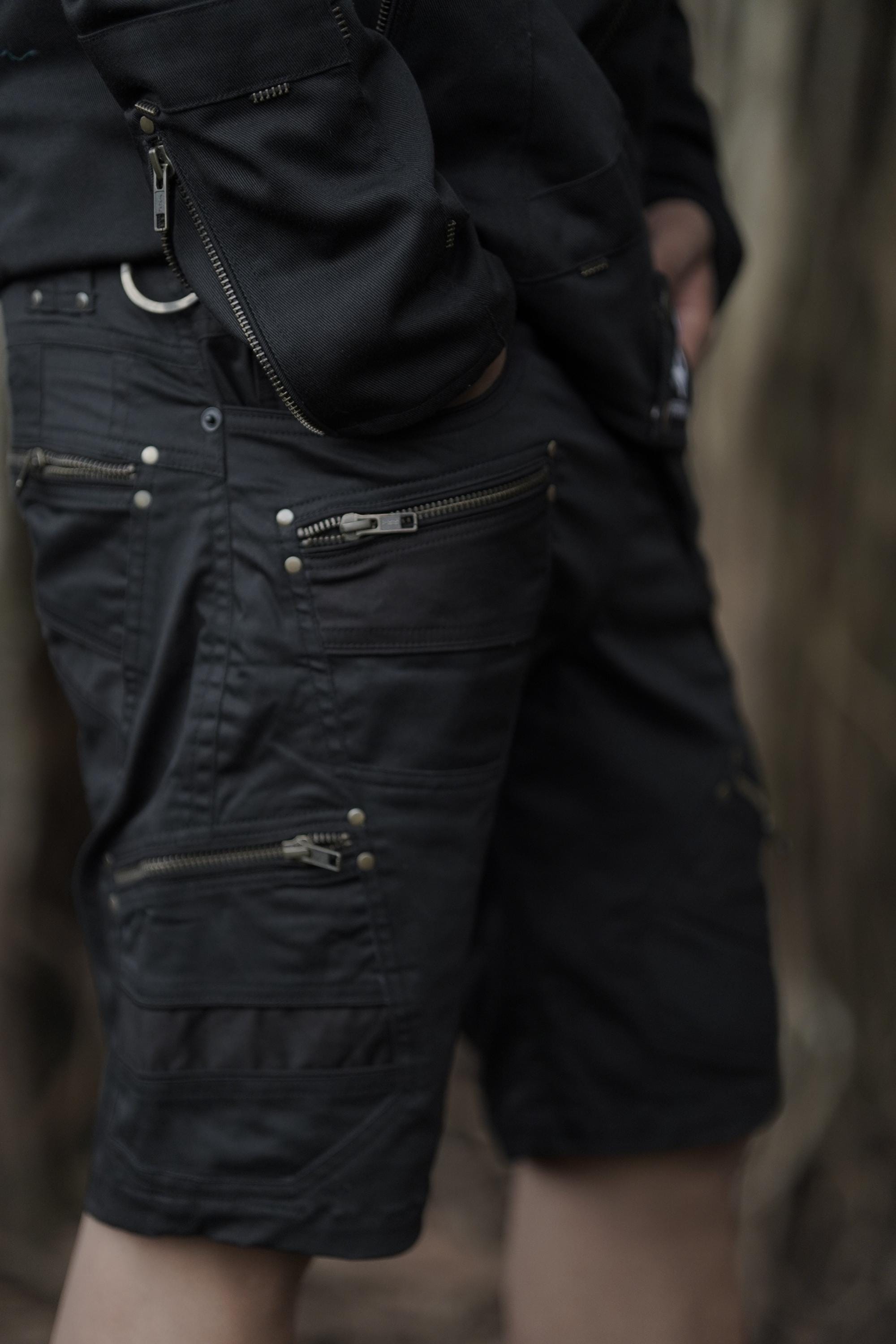 Black Men’s Shorts Galactic rhythm — view 6