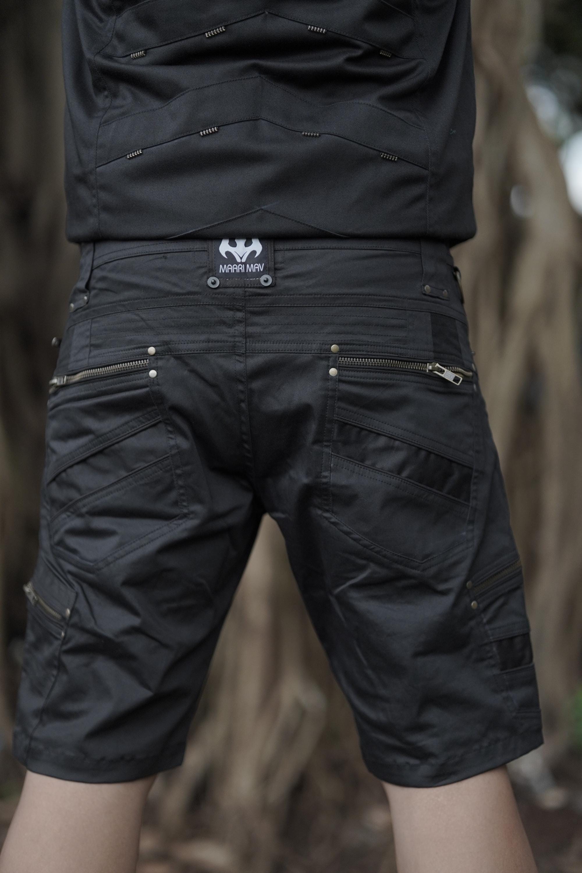 Black Men’s Shorts Galactic rhythm — view 7
