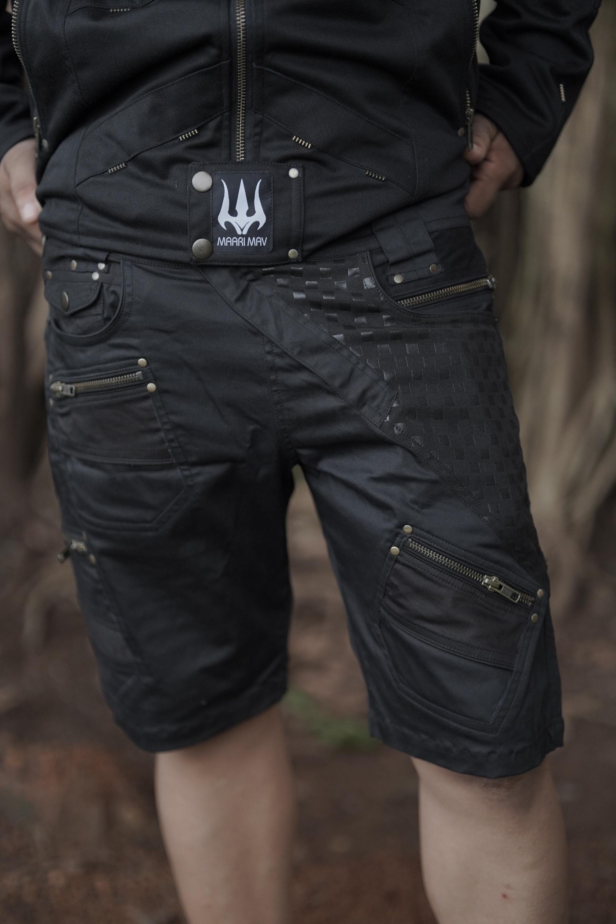 Black Men’s Shorts Galactic rhythm — view 8