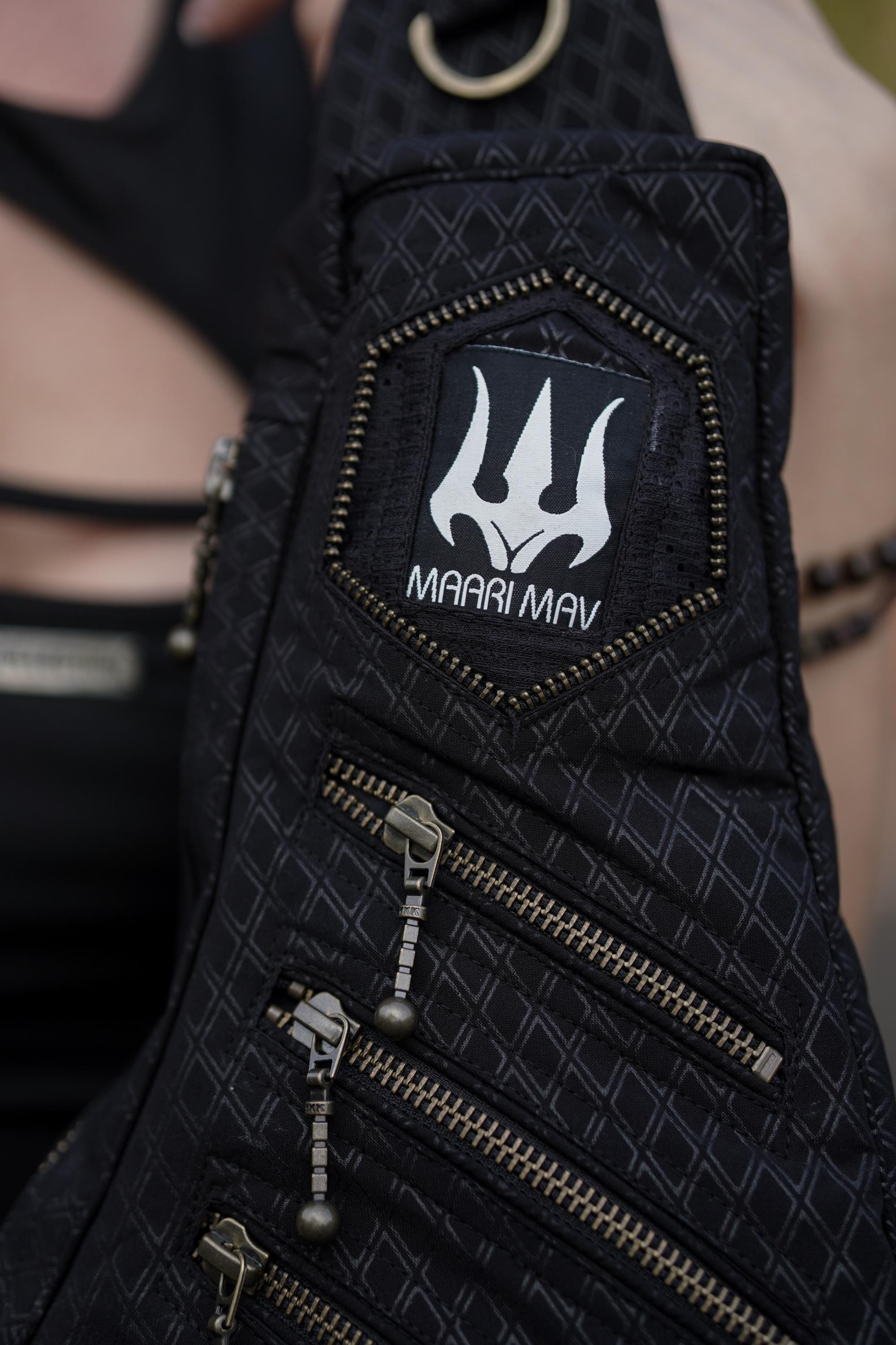 Handmade Black Sling Bag β view 4