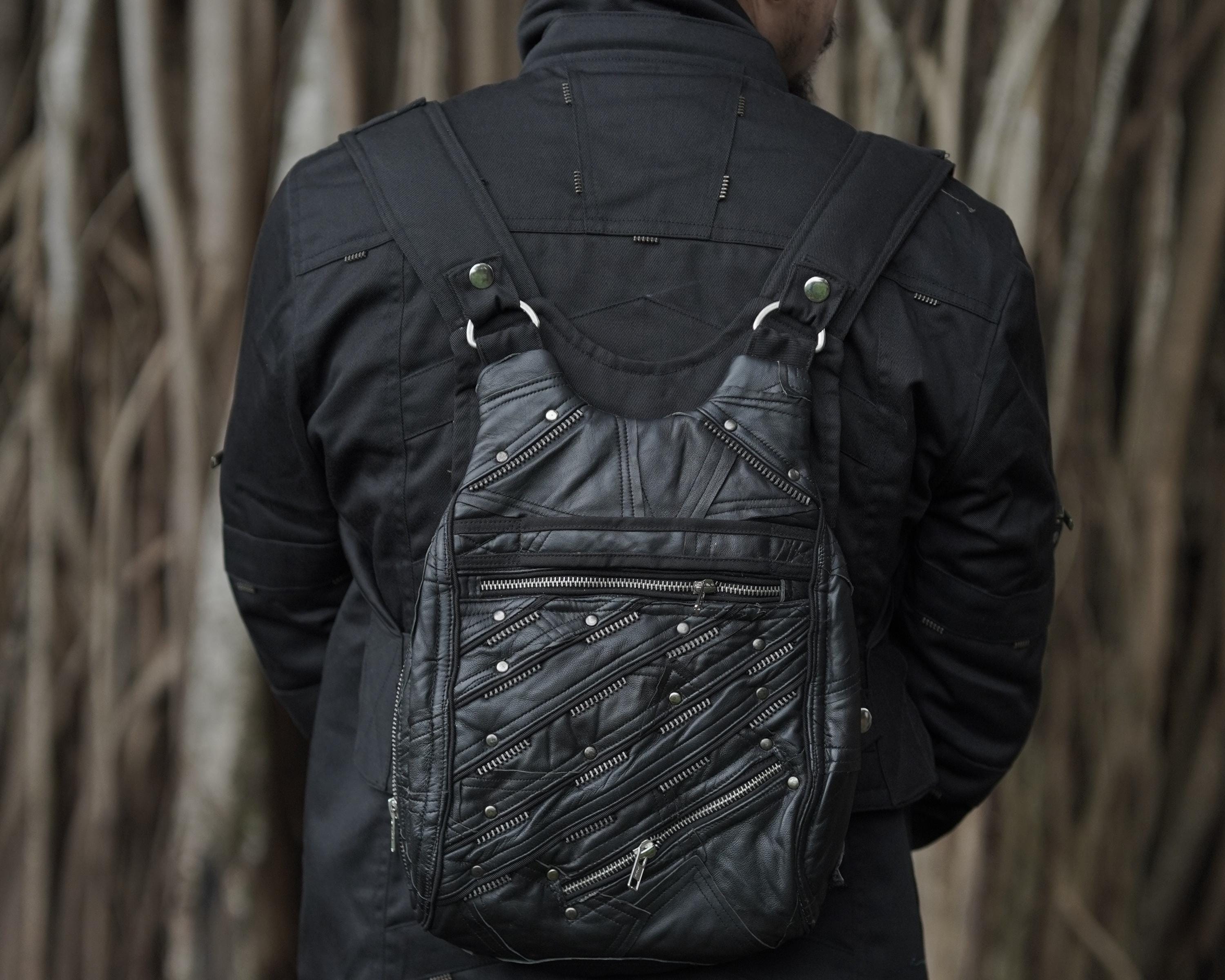 Galactic Flow Patchwork Leather Utility