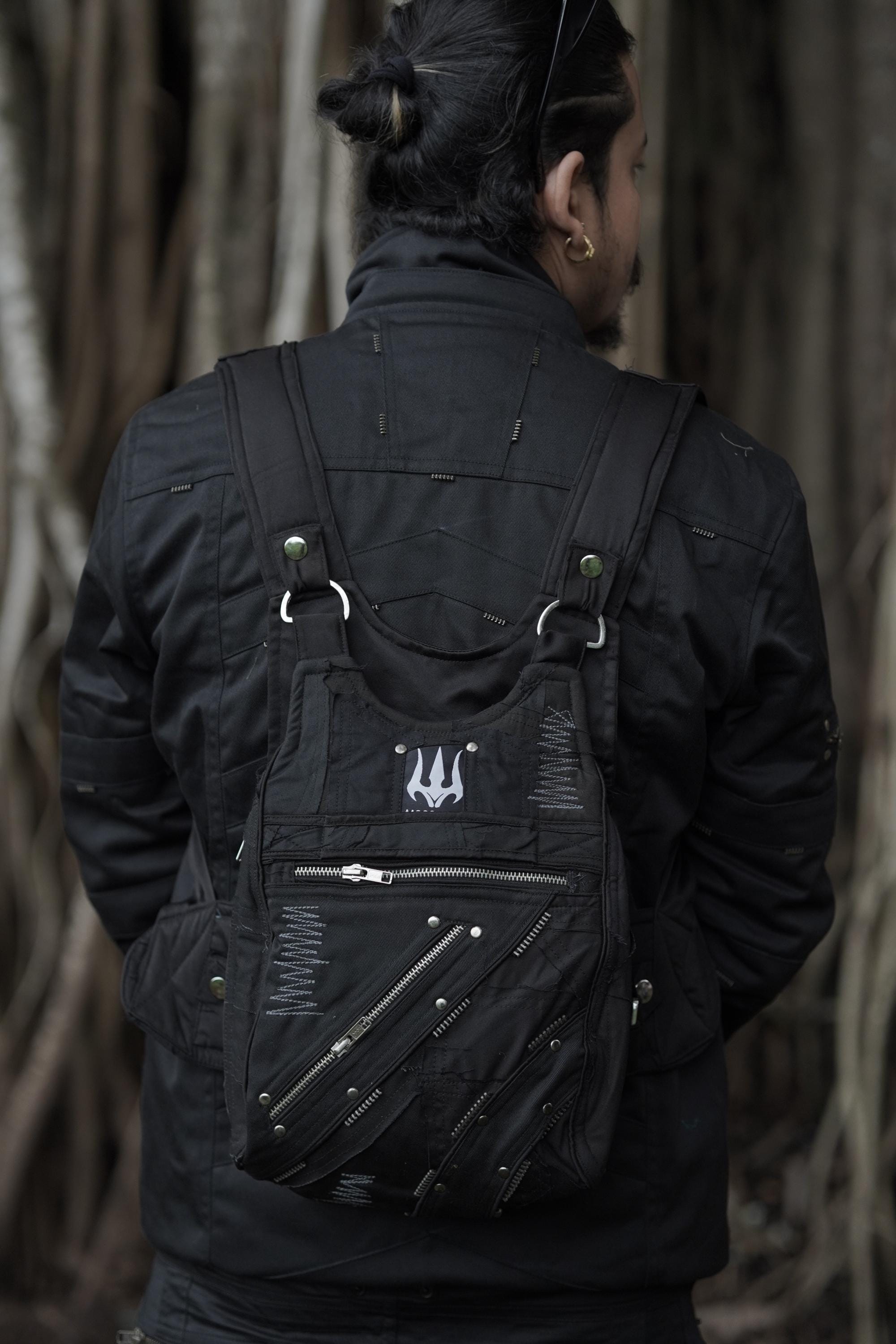 Heavy Cotton Patch kaleido tribe Ninja Bag — view 4