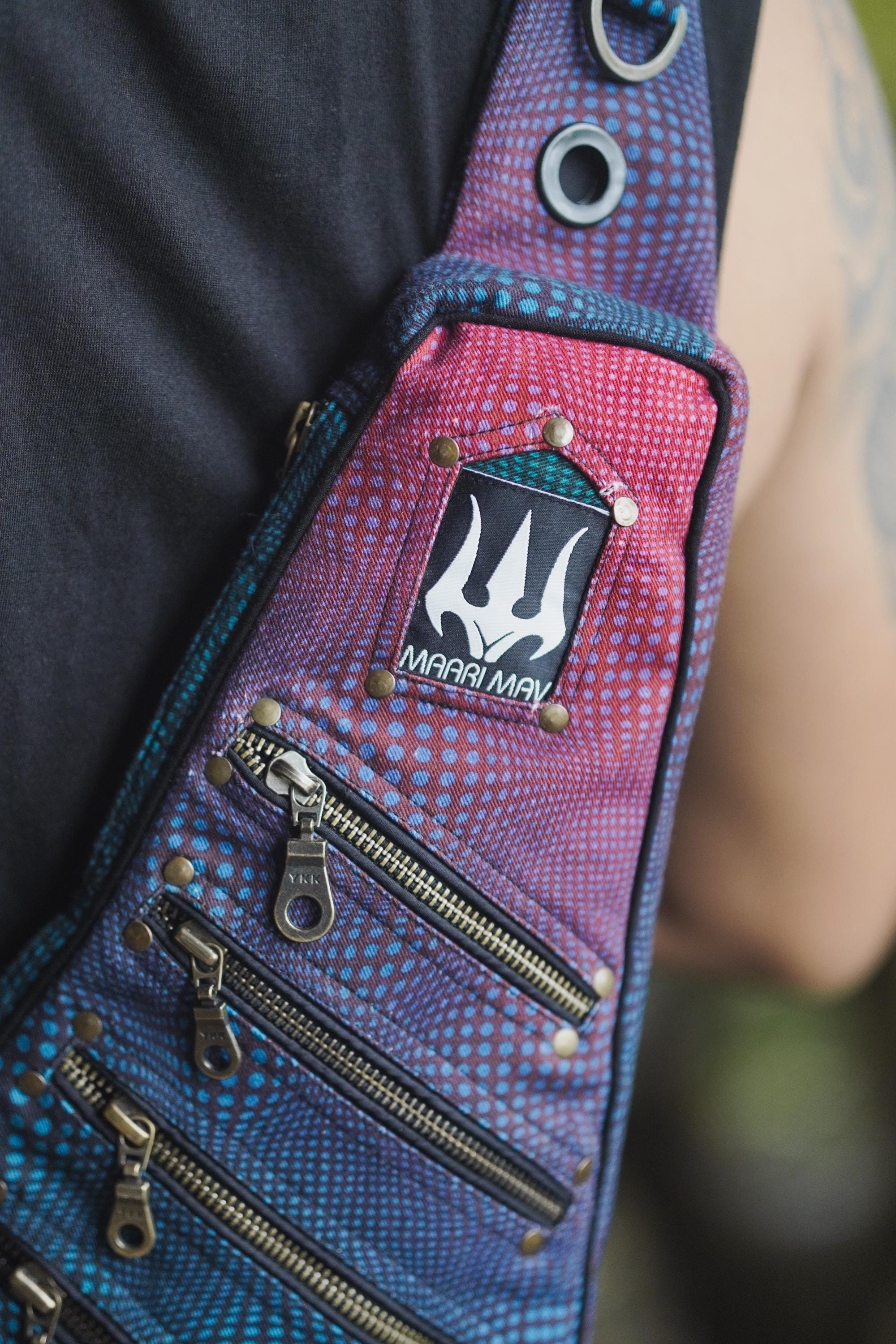 Printed Cotton Twill Sling Bag — view 6